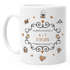 personalisierte Kaffeetasse Name und Datum Initialen oder Wunschtext anpassbarer Text individuelle Geschenke SpecialMe®preview
