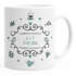 personalisierte Kaffeetasse Name und Datum Initialen oder Wunschtext anpassbarer Text individuelle Geschenke SpecialMe®preview