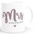 personalisierte Kaffeetasse Tasse Mr & Mrs Nachname Namenstasse personalisierte Geschenke Hochzeitsgeschenk SpecialMe®preview