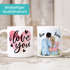 personalisierte Partner Tasse mit Namen Geschenk Liebe Jahrestag Valentinstag Freund Freundin Mann Frau SpecialMe®preview