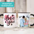 personalisierte Partner Tasse mit Namen Geschenk Liebe Jahrestag Valentinstag Freund Freundin Mann Frau SpecialMe®preview