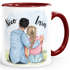 personalisierte Partner Tasse mit Namen Geschenk Liebe Jahrestag Valentinstag Freund Freundin Mann Frau SpecialMe®preview