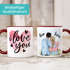 personalisierte Partner Tasse mit Namen Geschenk Liebe Jahrestag Valentinstag Freund Freundin Mann Frau SpecialMe®preview