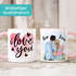 personalisierte Partner Tasse mit Namen Geschenk Liebe Jahrestag Valentinstag Freund Freundin Mann Frau SpecialMe®preview