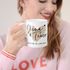 personalisierte Tasse Herz-Henkel mit Namen und Datum Geschenk Hochzeit Hochzeitstag Jahrestag SpecialMe®preview