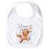 personalisiertes Baby Lätzchen mit Namen Tiermotive Bär Hase Fuchs personalisierte Geschenke Baumwolle SpecialMe®preview