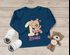 personalisiertes Baby Langarmshirt mit Namen Geburtstagsshirt Bär Ballerina Zahl 1 Mädchen SpecialMe® preview