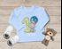 personalisiertes Baby Langarmshirt mit Namen Zahl 1 Geburtstagsshirt Nilpferd Tiermotive Junge/Mädchen SpecialMe® preview