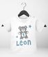 personalisiertes Baby T-Shirt mit Namen und Zahl Geburtstagsshirt Teddy-Bär Geschenk 1. und 2. Geburtstag Junge/Mädchen SpecialMe®preview