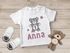 personalisiertes Baby T-Shirt mit Namen und Zahl Geburtstagsshirt Teddy-Bär Geschenk 1. und 2. Geburtstag Junge/Mädchen SpecialMe®preview