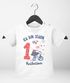 personalisiertes Baby T-Shirt mit Namen und Zahl zum 1. Geburtstag kleiner Bär Geschenk Mädchen SpecialMe®preview