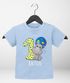 personalisiertes Baby T-Shirt mit Namen  Zahl 1 Geburtstagsshirt Nilpferd Tiermotive Junge/Mädchen SpecialMe®preview