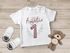 personalisiertes Baby T-Shirt Name Zahl Alter 1 2 Geburtstagsshirt Mädchen SpecialMe®preview