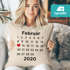 personalisiertes Kissen Kalender anpassbares Datum Geschenk Liebe Jahrestag Hochzeitstag Hochzeitsgeschenk SpecialMe®preview