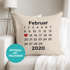 personalisiertes Kissen Kalender anpassbares Datum Geschenk Liebe Jahrestag Hochzeitstag Hochzeitsgeschenk SpecialMe®preview