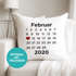 personalisiertes Kissen Kalender anpassbares Datum Geschenk Liebe Jahrestag Hochzeitstag Hochzeitsgeschenk SpecialMe®preview