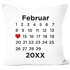 personalisiertes Kissen Kalender anpassbares Datum Geschenk Liebe Jahrestag Hochzeitstag Hochzeitsgeschenk SpecialMe®preview