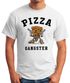 Pizza Gangster Herren T-Shirt Fun-Shirt Moonworks®preview