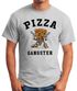 Pizza Gangster Herren T-Shirt Fun-Shirt Moonworks®preview