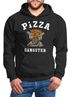 Pizza Gangster Kapuzen-Pullover Hoodie Herren Moonworks®preview