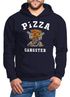 Pizza Gangster Kapuzen-Pullover Hoodie Herren Moonworks®preview