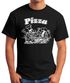 Pizza Shirt Schachtel Motiv Italiano Italien Fun-Shirt Moonworks®preview