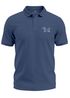 Poloshirt Herren mit Dackel Print – Kurzarm Polohemd aus Baumwolle – Hundemotiv im Polygon-Stil –Modern Fit Neverless®preview
