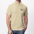 Poloshirt Herren mit Dackel Print – Kurzarm Polohemd aus Baumwolle – Hundemotiv im Polygon-Stil –Modern Fit Neverless®preview