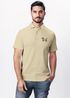 Poloshirt Herren mit Dackel Print – Kurzarm Polohemd aus Baumwolle – Hundemotiv im Polygon-Stil –Modern Fit Neverless®preview