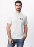 Poloshirt Herren mit Dackel Print – Kurzarm Polohemd aus Baumwolle – Hundemotiv im Polygon-Stil –Modern Fit Neverless®preview