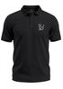 Poloshirt Herren Tierlogo Katze im Polygon-Stil – Kurzarm Polo Sommer Casual Look Modern Fit Fashion Neverless®preview