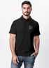 Poloshirt Herren Tierlogo Katze im Polygon-Stil – Kurzarm Polo Sommer Casual Look Modern Fit Fashion Neverless®preview