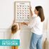 Poster Alphabet für Kinder Lernposter Buchstaben Zahlen ABC Tiere Geschenk Einschulung Lernen | DIN A5, A4, A3 SpecialMe®preview