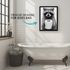 Poster Bilder Badezimmer Fotoprint Waschbär Wand-Deko Bad WC lustiger Digitaldruck MoonWorks®preview