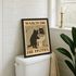 Poster Bilder Badezimmer Katze Wasch dir die Pfoten Wand-Deko Bad WC lustige Sprüche Digitaldruck | DIN A5, A4, A3 MoonWorks®preview