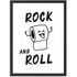 Poster Bilder Badezimmer Klopapier Zeichnung Wand-Deko Bad WC lustige Sprüche Rock and Roll Digitaldruck MoonWorks®preview