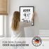 Poster Bilder Badezimmer Klopapier Zeichnung Wand-Deko Bad WC lustige Sprüche Rock and Roll Digitaldruck MoonWorks®preview