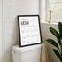 Poster Bilder Badezimmer Lustig Wand-Deko Bad WC Hintern Po Digitaldruck Artprint MoonWorks®preview