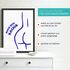 Poster Bilder Badezimmer Mach dich nackig Po Wand-Deko Bad WC lustige Sprüche Digitaldruck | DIN A5, A4, A3 MoonWorks®preview