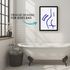 Poster Bilder Badezimmer Mach dich nackig Po Wand-Deko Bad WC lustige Sprüche Digitaldruck | DIN A5, A4, A3 MoonWorks®preview