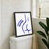 Poster Bilder Badezimmer Mach dich nackig Po Wand-Deko Bad WC lustige Sprüche Digitaldruck | DIN A5, A4, A3 MoonWorks®preview