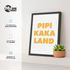 Poster Bilder Badezimmer Pipi Kaka Land Wand-Deko Bad WC lustige Sprüche Digitaldruck MoonWorks®preview