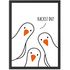 Poster Bilder Badezimmer Sprcuh lustig Kackst du Katze Möwe Wand-Deko Bad WC lustige Sprüche Digitaldruck MoonWorks®preview