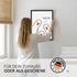 Poster Bilder Badezimmer Sprcuh lustig Kackst du Katze Möwe Wand-Deko Bad WC lustige Sprüche Digitaldruck MoonWorks®preview