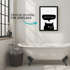 Poster Bilder Badezimmer Spruch lustig Kackst du Katze Möwe Wand-Deko Bad WC lustige Sprüche Digitaldruck MoonWorks®preview