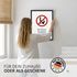 Poster Bilder Badezimmer Wand-Deko Bad WC Bitte im Sitzen pinkeln Aufforderung Digitaldruck | DIN A5, A4, A3 MoonWorks®preview