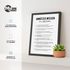 Poster Bilder Badezimmer Wand-Deko Bad WC lustige Rätsel Digitaldruck Artprint MoonWorks®preview
