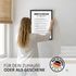 Poster Bilder Badezimmer Wand-Deko Bad WC lustige Rätsel Digitaldruck Artprint MoonWorks®preview