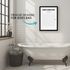 Poster Bilder Badezimmer Wand-Deko Bad WC lustige Rätsel Digitaldruck Artprint MoonWorks®preview