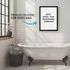 Poster Bilder Badezimmer Wand-Deko Bad WC lustige Sprüche Digitaldruck MoonWorks®preview